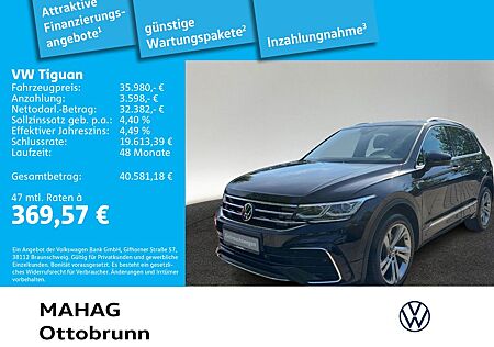 VW Tiguan Volkswagen 2.0 TDI 4Mot. R-Line Navi LED Pano Kamera