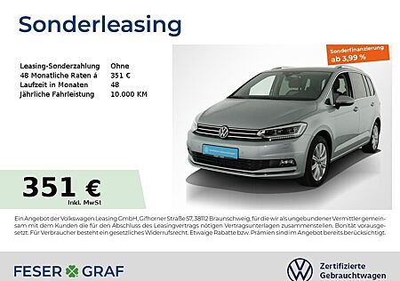 VW Touran Volkswagen Highline 2.0 TDI DSG Navi AHK Kamera LED