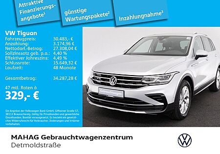 VW Tiguan Volkswagen 2.0 TDI Elegance AHK Navi LED Kamera DSG
