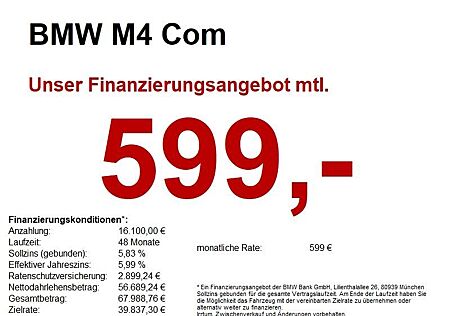 BMW M4 Com 50 Jahre LASER/HUD/KERAMIK/hk/360/LHZ/ACC
