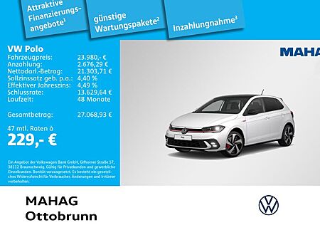 VW Polo Volkswagen 2.0 TSI GTI IQ.Light Navi ParkPilot AppConn