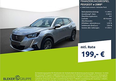Peugeot 2008 e- Elektromotor 136 Active Pack
