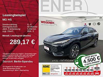 MG HS PHEV Luxury Gewerbe u Schwerbehind GdB min50%