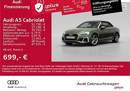 Audi A5 Cabriolet 2xS line 40TDI*ACC*AHK*MATRIX*8fach
