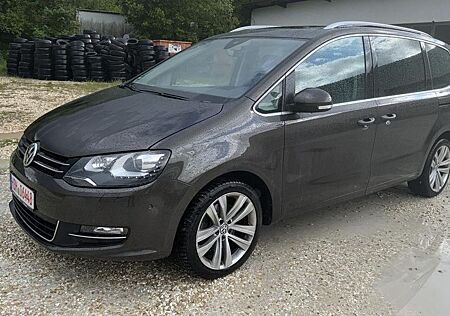 VW Sharan Volkswagen Highline 2.0 TDI DSG-7XSitze-1 HAND VOLL