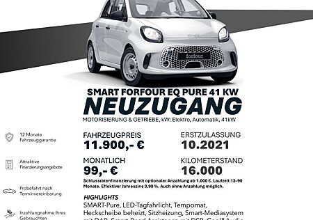 Smart ForFour EQ/PURE/LED/SITZHEIZ/DAB/DSB Bi Xenon