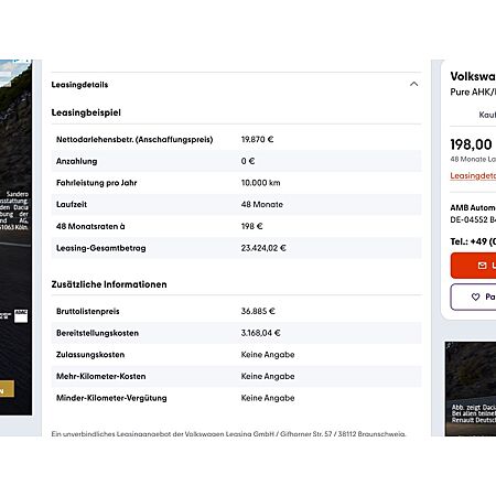 Audi A4 leasen
