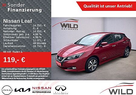 Nissan Leaf 40 kWh Acenta Cam Carplay Klima AWR SOH93%