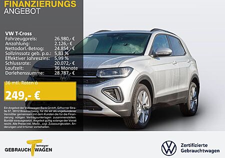 VW T-Cross Volkswagen 1.0 TSI DSG LIFE IQ.DRIVE MATRIX LM17 SI