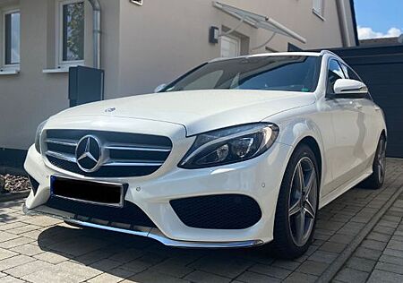 Mercedes-Benz C 250 T Autom 9G. - AMG Designo Diamantweiß