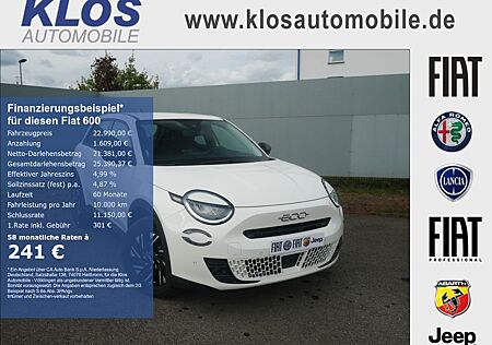 Fiat 600 HYBRID 1.2 110 PS DCT6 NAVI KAMERA PDC