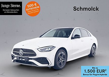 Mercedes-Benz C 300 e AMG+9G+LED+PANO+AHK+NIGHT+TOTW+SPUR+CAM+