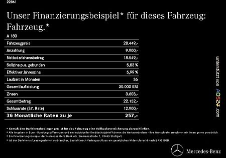 Mercedes-Benz A 180 d PDC*SHZ*LED*Spurhalte*Kamera*MBUX*++++++