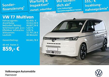 VW T7 Multivan Volkswagen Multivan Style kurzer Überhang 2.0 TSI DSG AHK H