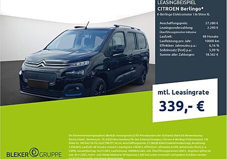 Citroën Berlingo ë- Elektromotor 136 Shine XL