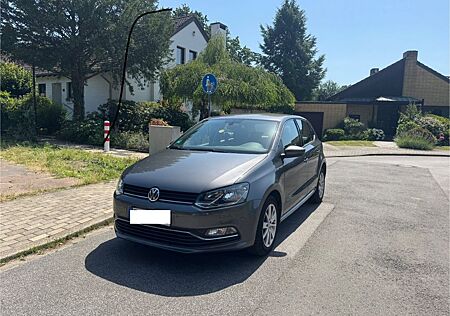 VW Polo Volkswagen 6C 1.4 TDI, 90 PS, Grau Metallic, Top!