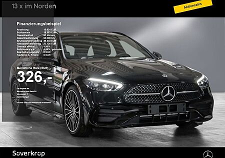Mercedes-Benz C 200 d T AMG NIGHT SPUR AHK DISTR 360 PDC SHZ