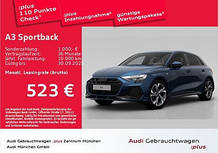 Audi A3 Sportback 40 TFSI e S tronic S line Virtual/N