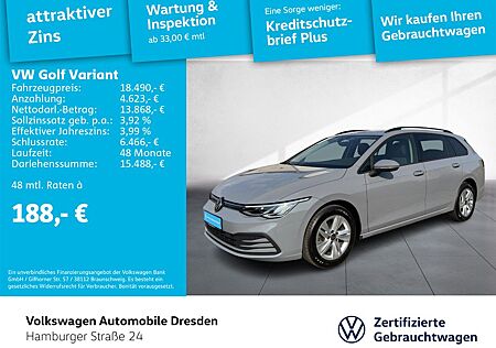 VW Golf Volkswagen VIII Variant Life 1.0 eTSI DSG LED ACC NAVI