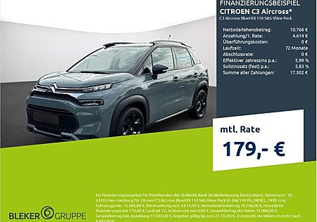 Citroën C3 Aircross BlueHDi 110 S&S Shine Pack