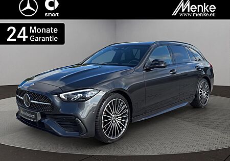 Mercedes-Benz C 220 d T-Mod AMG+Night-AHK+Distr+19er+KeyGo