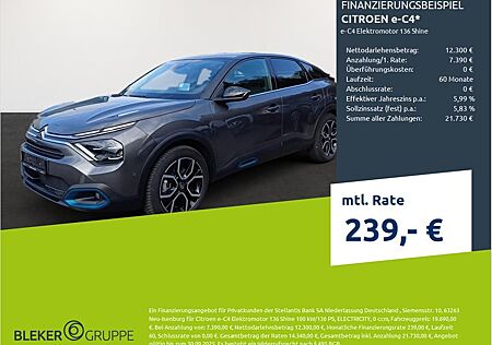 Citroën C4 e- Elektromotor 136 Shine