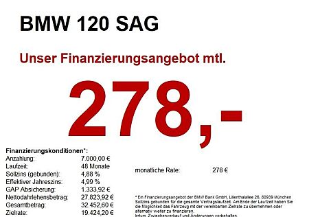 BMW 120 SAG M Sport Pro AHK/360/hk/HUD/M-GURT/K-ZUG