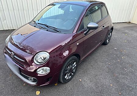 Fiat 500S 500 Dunkelrot Top gepflegt