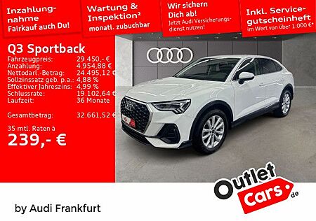 Audi Q3 Sportback 35 TFSI S tronic LED Navi Tempomat