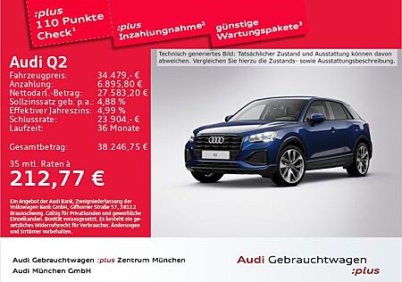 Audi Q2 35 TFSI S tronic advanced Matrix/19"Zoll/AHK/