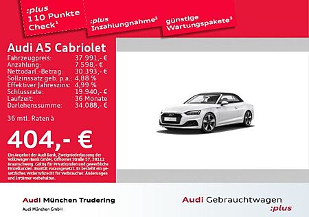 Audi A5 Cabriolet 40 TFSI S tronic Navigations-Paket