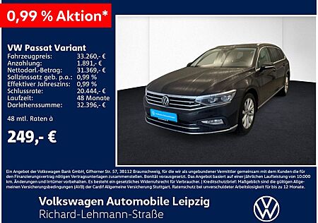 VW Passat Variant Volkswagen Elegance 2.0 TDI DSG *AHK*IQ.LIGH