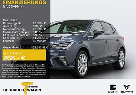 Seat Ibiza 1.0 TSI FR LED REAR VIEW EBV LM17 SITZHZ
