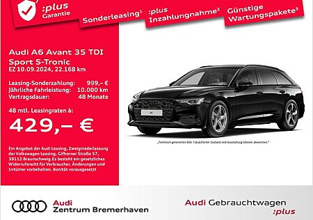 Audi A6 AVANT 35 TDI SPORT S-TRON PANO AHK MATRIX CAM