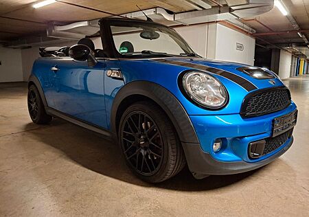 Mini Cooper S Cabrio Blue&Black ,Top Zustand, TÜV 05/2027,Serviceheft