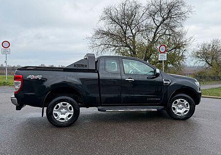 Ford Ranger mit Hurter Seilweinde und Tesser Verdeck