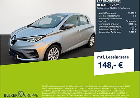 Renault ZOE Experience Z.E. 50 R135 Kaufbatterie