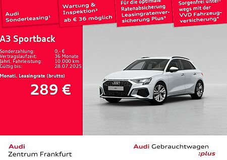 Audi A3 Sportback 30 TFSI S tronic S line Navi Tempom
