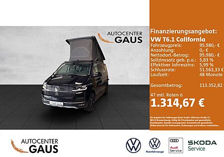 VW T6 California Volkswagen T6.1 California Ocean Aufstelldach 2.0 l 150 kW