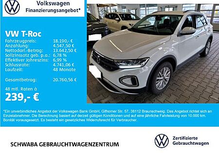 VW T-Roc Volkswagen Life 1.0 TSI