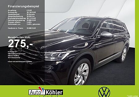 VW Tiguan Allspace Volkswagen Life TDi DSG Black+ACC+AHK+LED