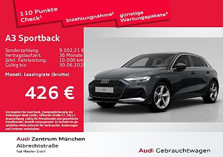 Audi A3 Sportback 40 TFSI e S tronic advanced ACC/Vir