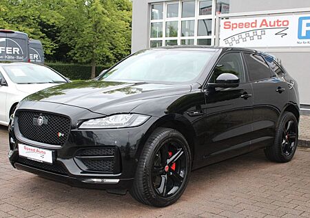Jaguar F-Pace gebraucht kaufen Jaguar F-Pace 3.0d R-Sport BLACK/PANORAMA/LEDER ROT/20"