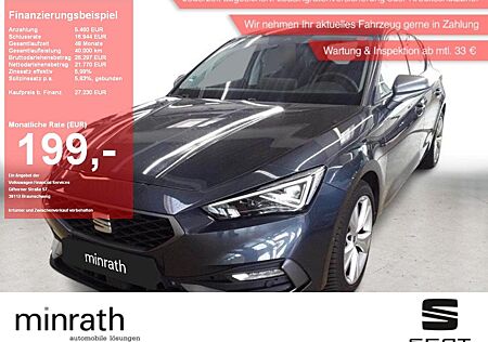 Seat Leon gebraucht kaufen Seat Leon 1.5 eTSI W FR MATRIX+APP+DAB+VIRT+ACC+LED