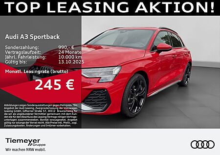 Audi A3 Sportback 30 TFSI S LINE LM18 MATRIX AHK KAME