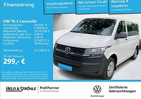 VW T6 Caravelle Volkswagen T6.1 Caravelle Trendline 2.0 TDI 9SITZE PDC