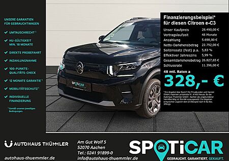 Citroën e-C3 113 MAX Navi GJR Apple CarPlay Android Auto