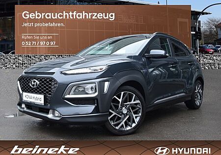 Hyundai Kona 1,6 GDI Premium Hybrid HUD Navi RFK Leder