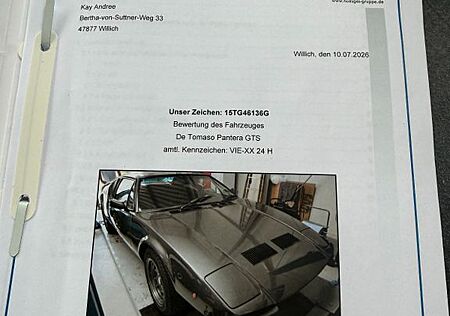 DeTomaso Pantera GTS Top Zustand TÜV neu