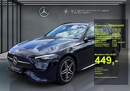 Mercedes-Benz C 200 d T +AMG+Night+MBUX+PANO+KAMERA+AHK+SHZ